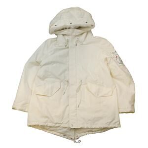 Vintage Moussy White Jacket Parka puffy Winter Size 2